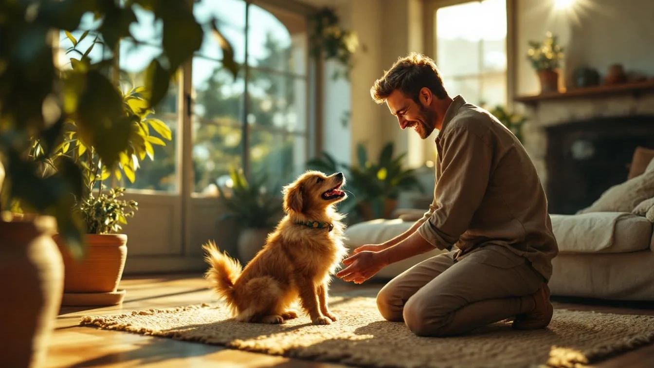 Giochi in casa: 3 modi creativi per far divertire il tuo cane quando fuori piove e non potete uscire