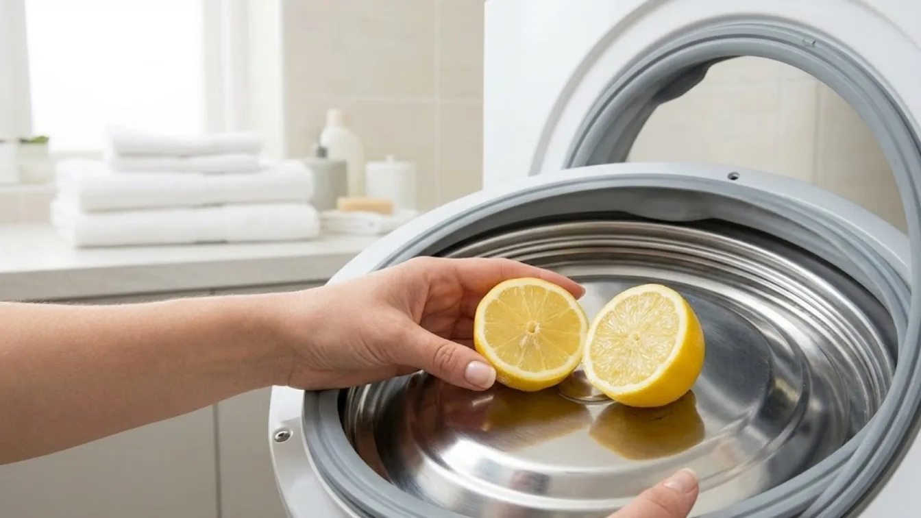 Lavatrice perfetta: il trucco del limone per eliminare i cattivi odori e igienizzare il cestello senza spendere nulla