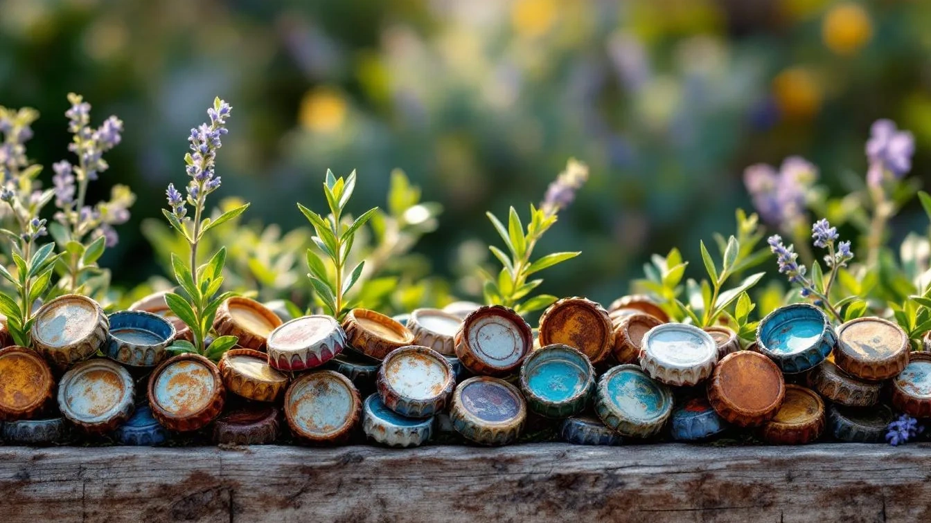 Non buttate più via i tappi: il trucco per bordure di giardino eterne